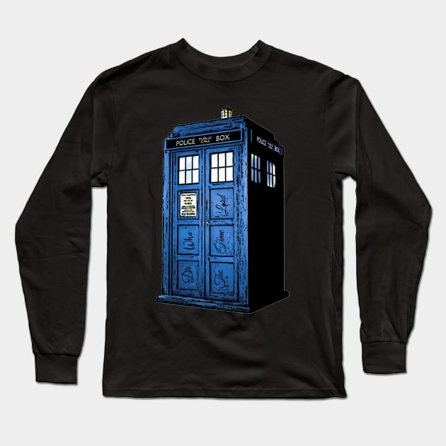 TIme lord Long Sleeve T-Shirt by Well well well